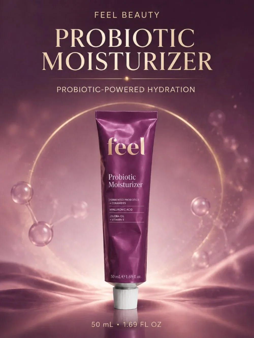 Feel Beauty Probiotic Moisturizer 50mL New